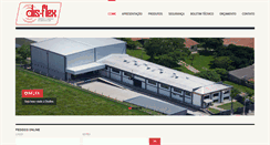 Desktop Screenshot of disflex.com.br